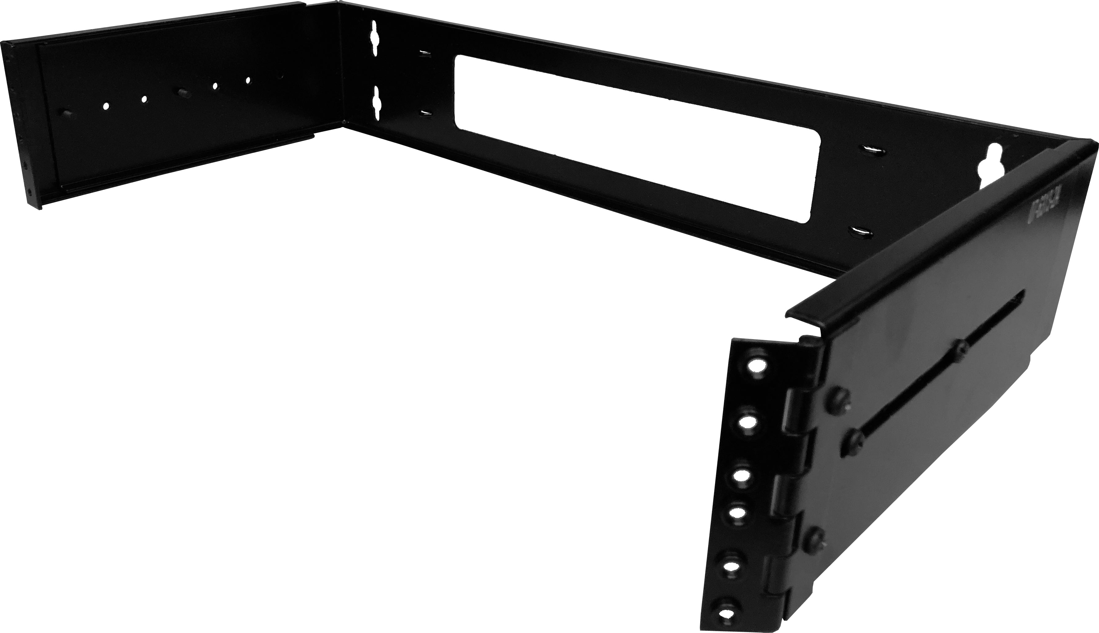  07-6313-02 2U Extendable Steel Wall Mount Server Bracket with Hinge Design 