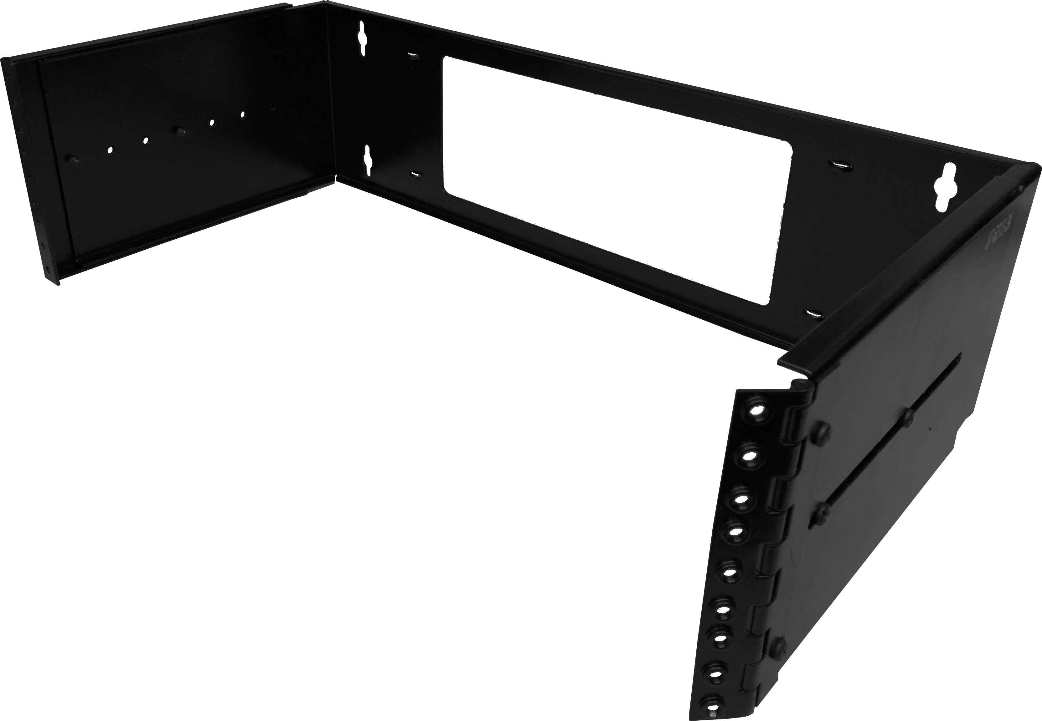  07-6313-03 3U Extendable Steel Wall Mount Server Bracket with Hinge Design 