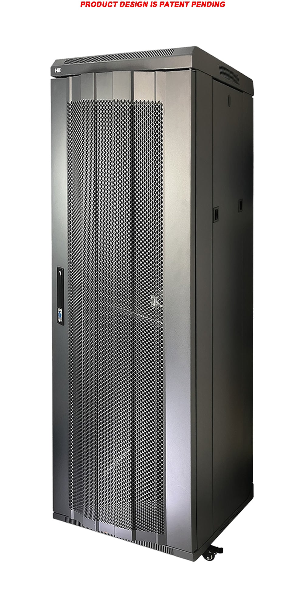  07-6637E 37U Stand Server / Network Cabinet - Extra Deep, Locking Metal Door and Casters with Brake 