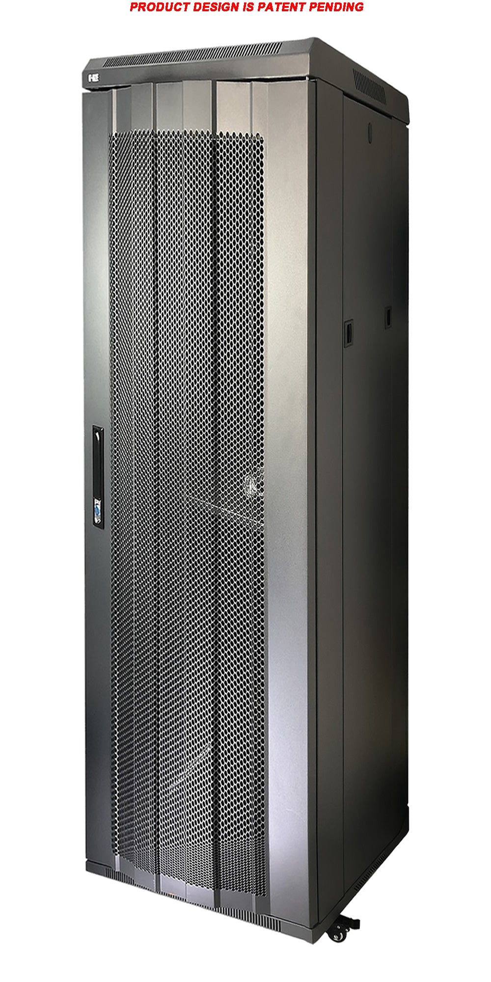  07-6642E 42U Stand Server / Network Cabinet - Extra Deep, Locking Metal Door and Casters with Brake 