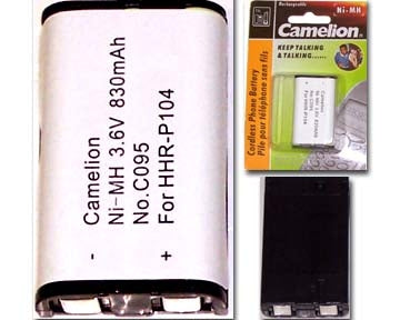  29-095 3.6V 830mAh Cordless Phone Battery Ni-CD 