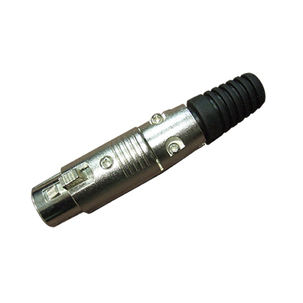  15-0617 3P Mic Female Connector Screw In Type 