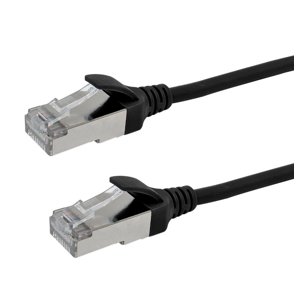  07-48XX Cat8 FFTP Ultra-Thin Molded Patch Cable 40G 30AWG Riser CMR 