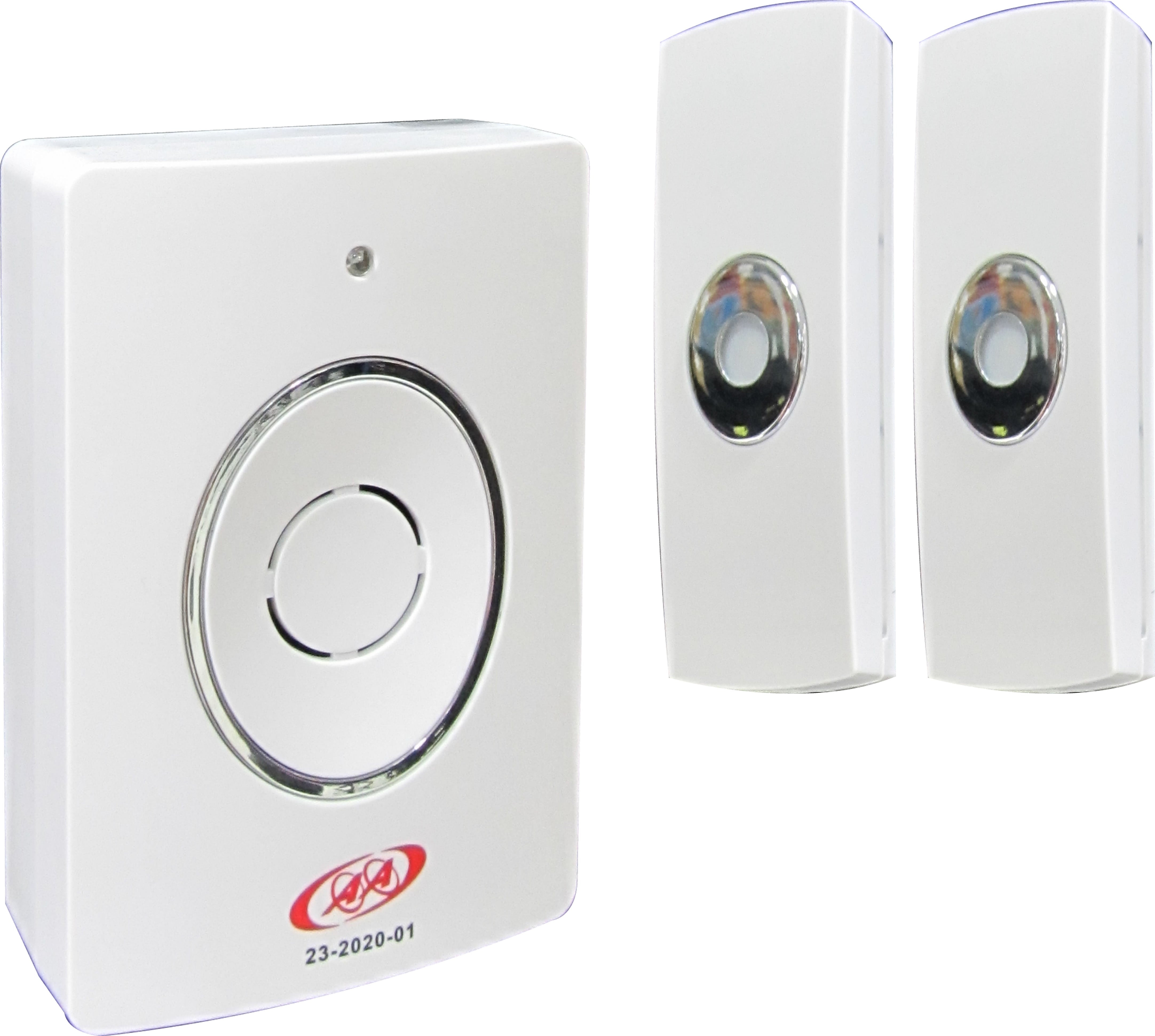  23-2020-02 Wireless Doorbell Kit - 1*Receiver & 2*Remote 