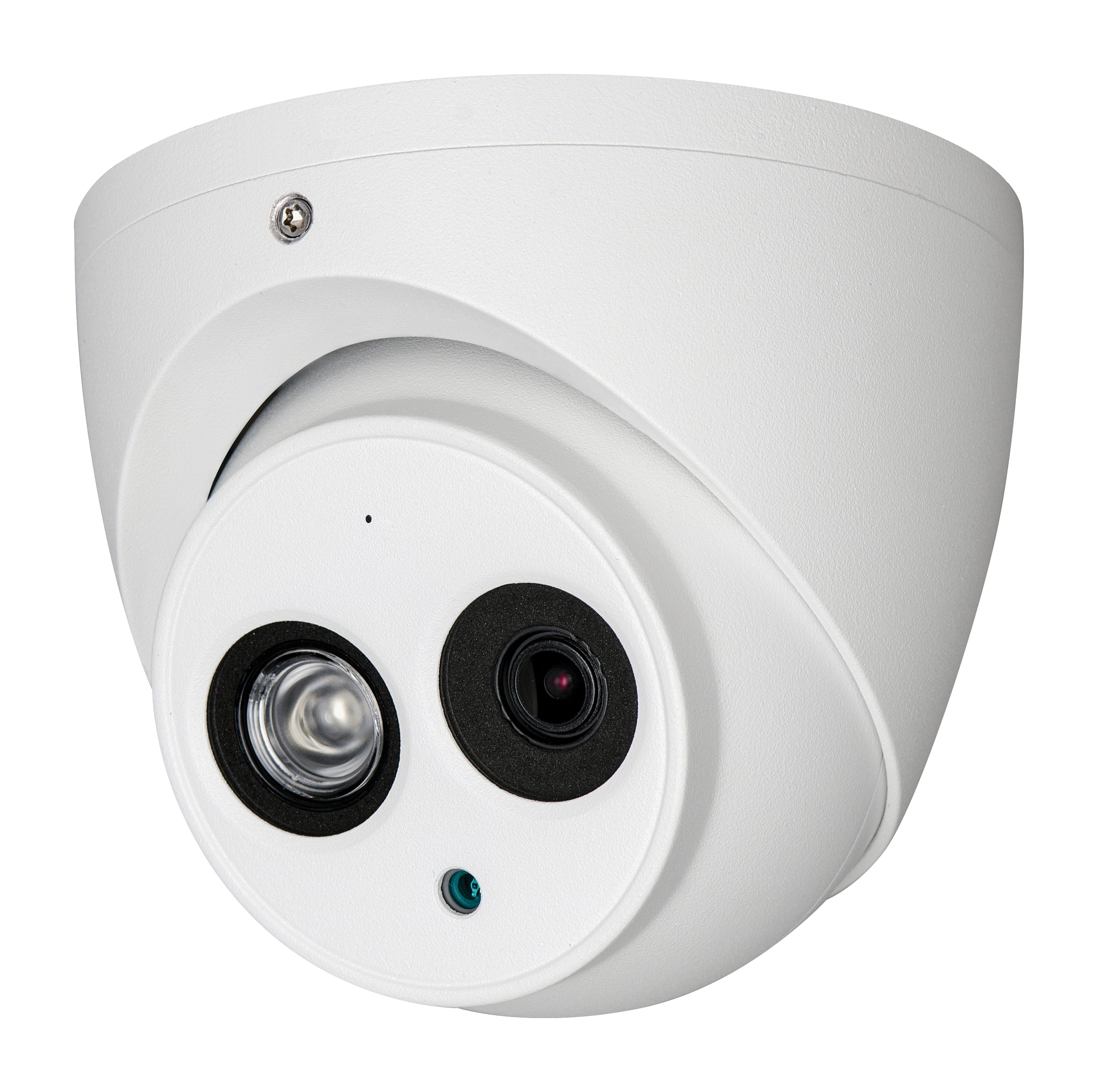  23-4D44A31EM-AS 4MP WDR IR Eyeball Face Detection Network Camera with Built-in MicroSD Card Slot & Mic 