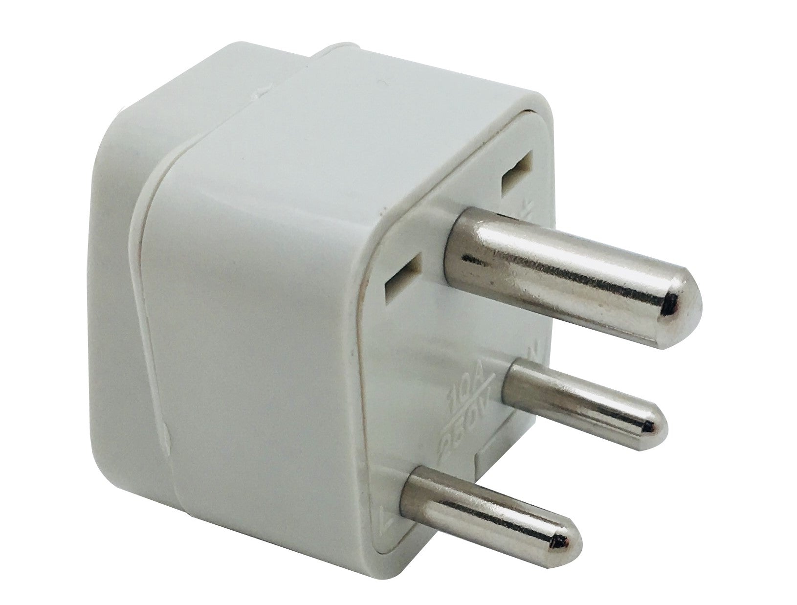 42-0301 Universal Power Plug Adapter: Round pins with ground