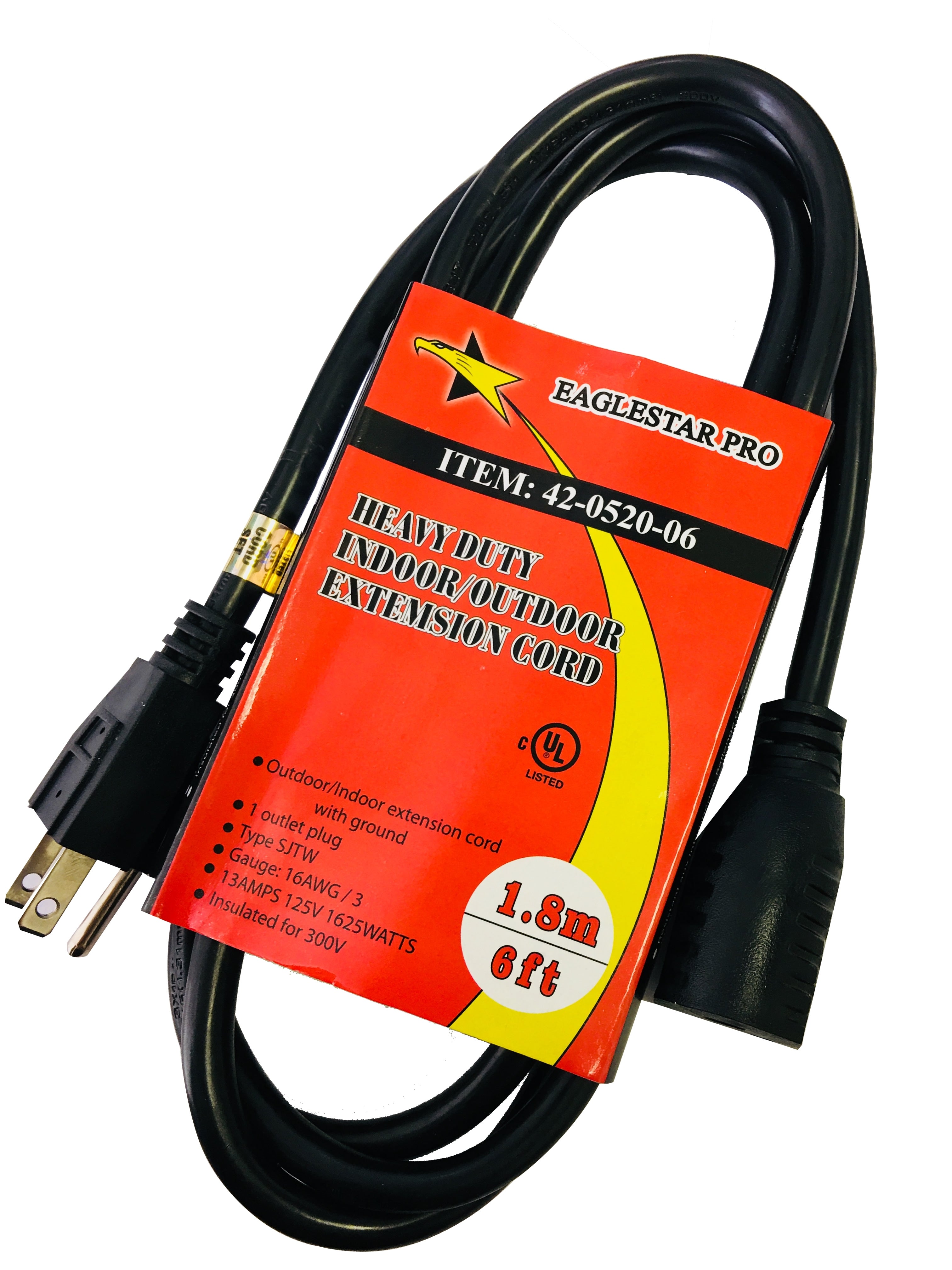  42-0520 Heavy Duty Grounded Indoor / Outdoor Extension Cord 