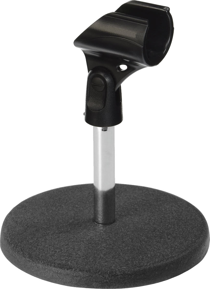  96-3034 Microphone Table Stand Metal Base with Holder 