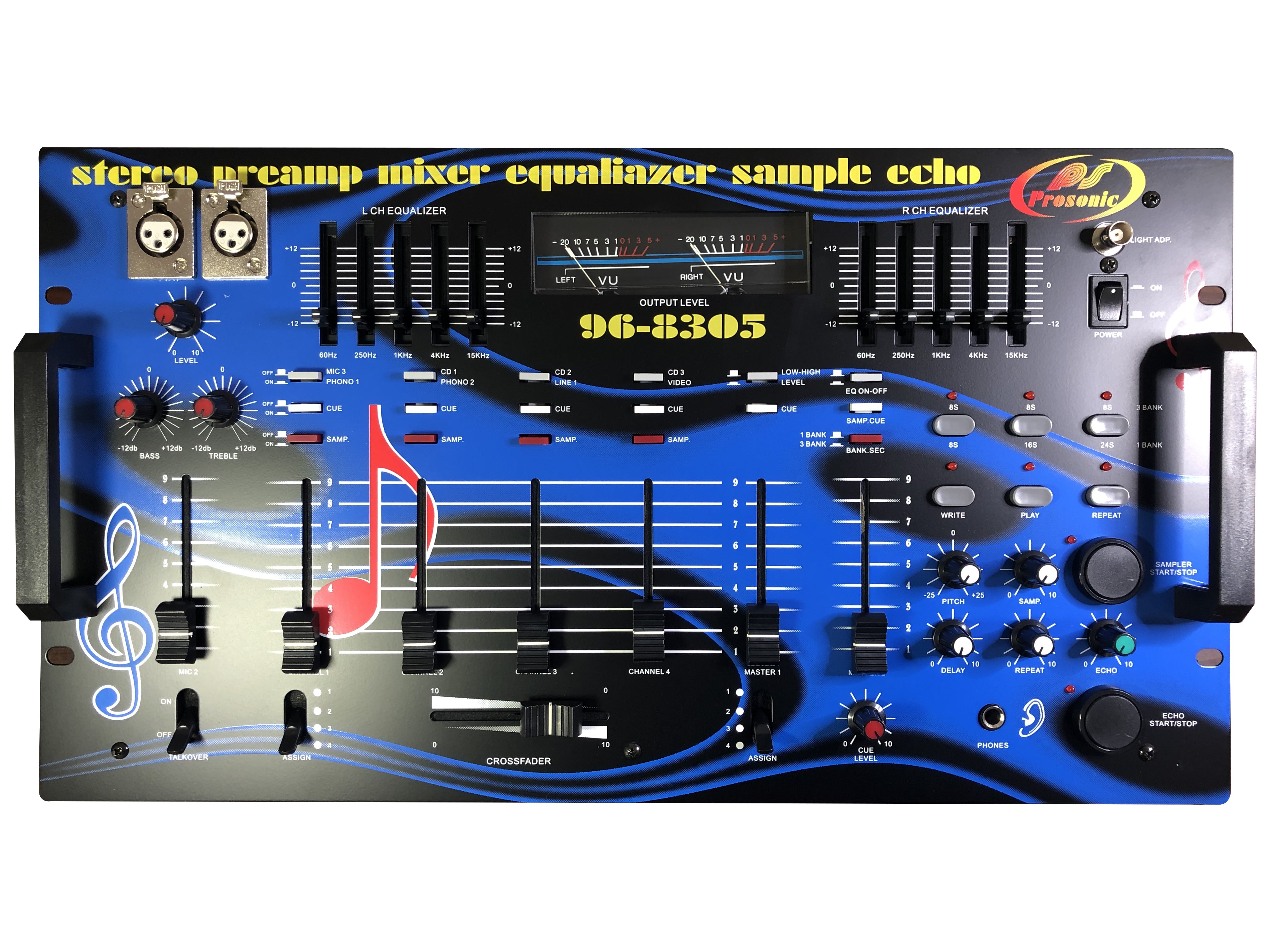  96-8305 Professional DJ Mixer 