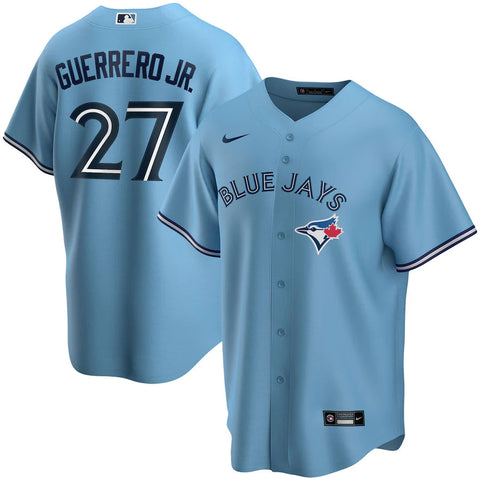 Toronto Blue Jays Nike Alternate Replica Custom Jersey - Light Blue