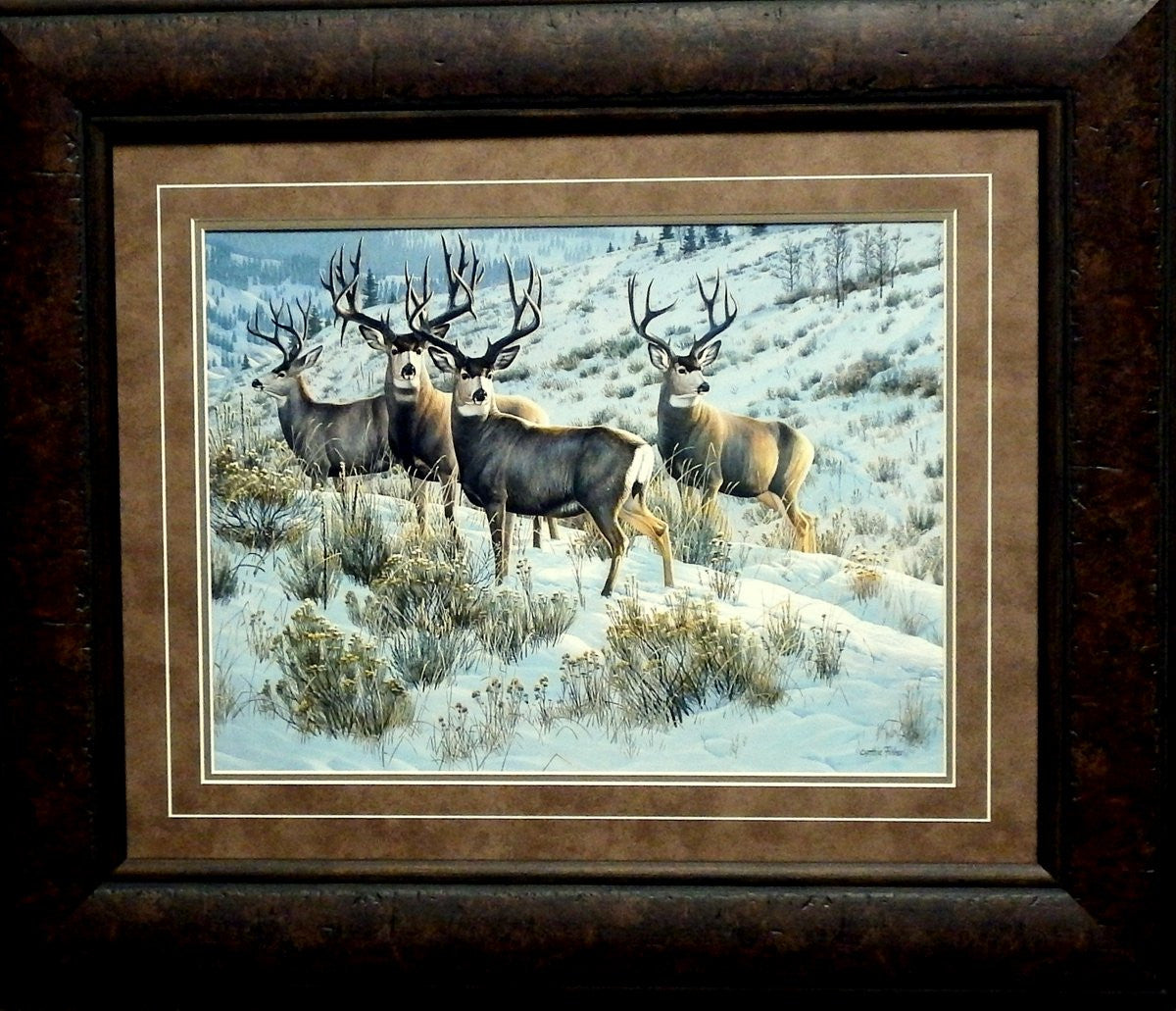 Cynthie Fisher Members Only Deer Print-Framed | WildlifePrints.com