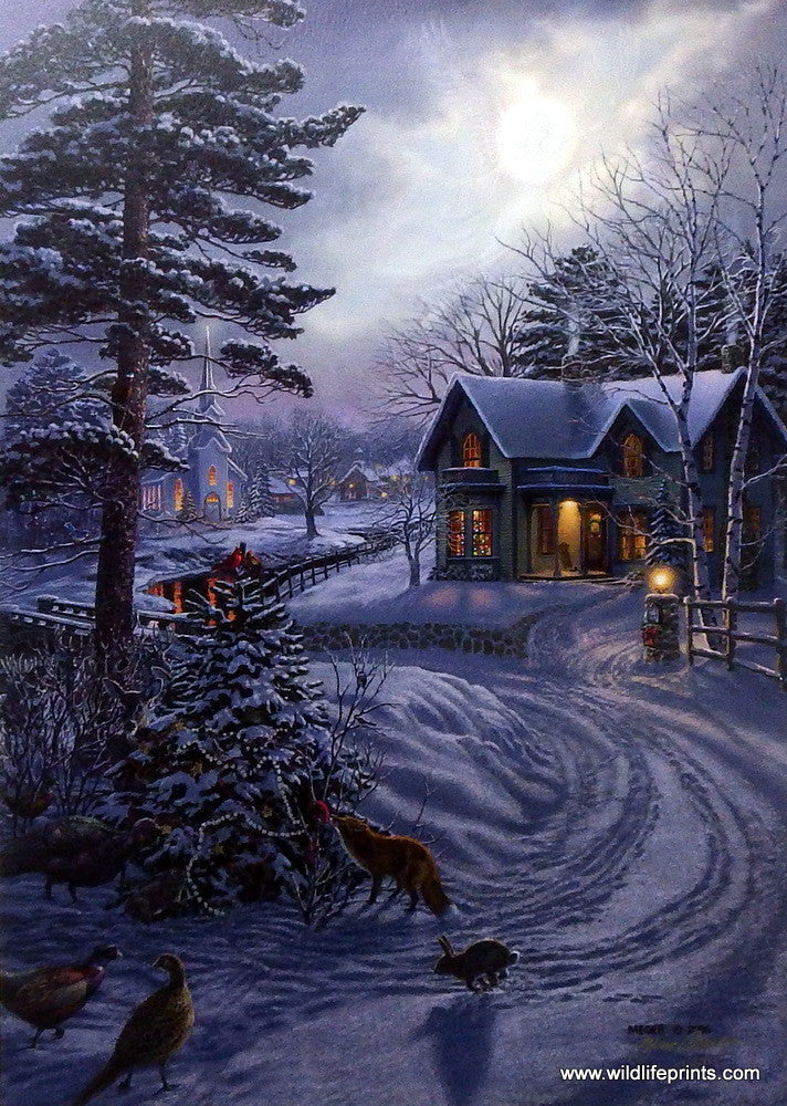 Artist James Meger Unframed Christmas Holiday Print Heavenly Peace ...