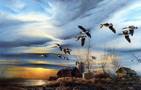 Terry Redlin Silent Sunset | WildlifePrints.com