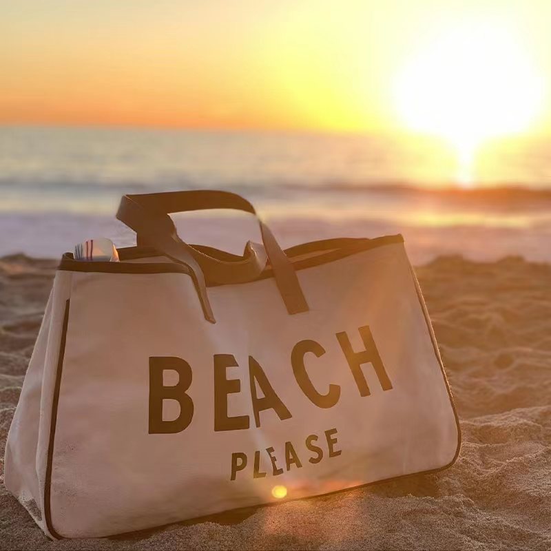 Large Capacity Beach Bag Travel Canvas Bag