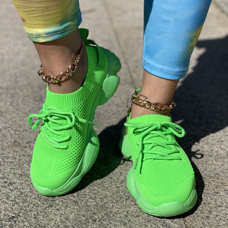 Konhill "Puffy" Neon Sneaker