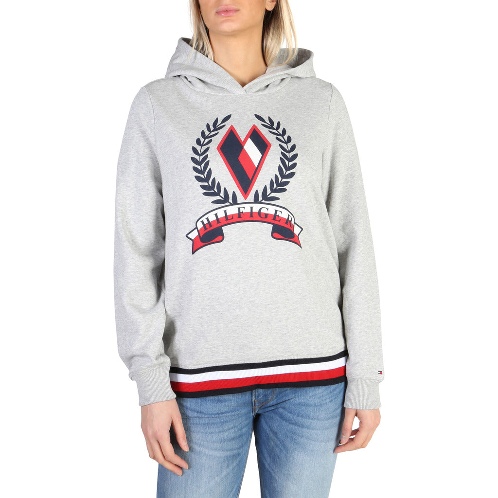 Tommy Hilfiger - WOMEN'S GREY SWEATSHIRT