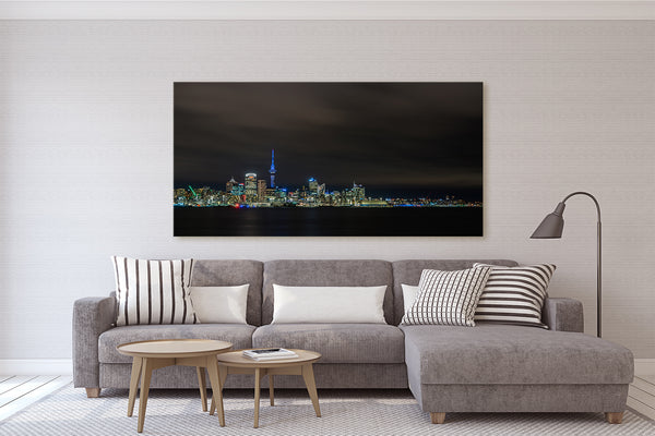 Panoramic canvas lounge print