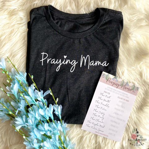 Praying Momma | Christian Mom Shirts | Salt and Light Btq