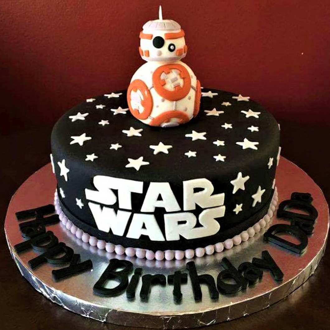 bb8 birthday cake