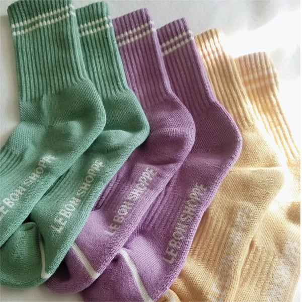 Boyfriend Socks: Butter – The Anchored Collective