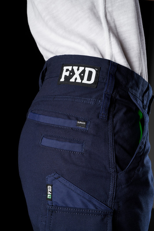 FXD - WP-4W Women's Cuffed Work Pants - Black - Hip Pocket Mornington