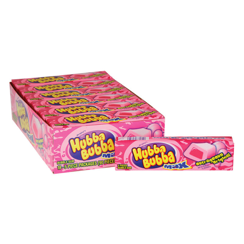 Hubba Bubba Chewing Gum classic fancy fruit, 5 Count – Peppery Spot