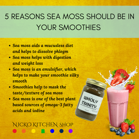 5 reasons sea moss gel should be in your smoothies