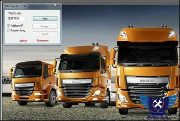 daf davie application data v92.00