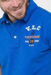 Tokyo team blue short-sleeved polo shirt for men