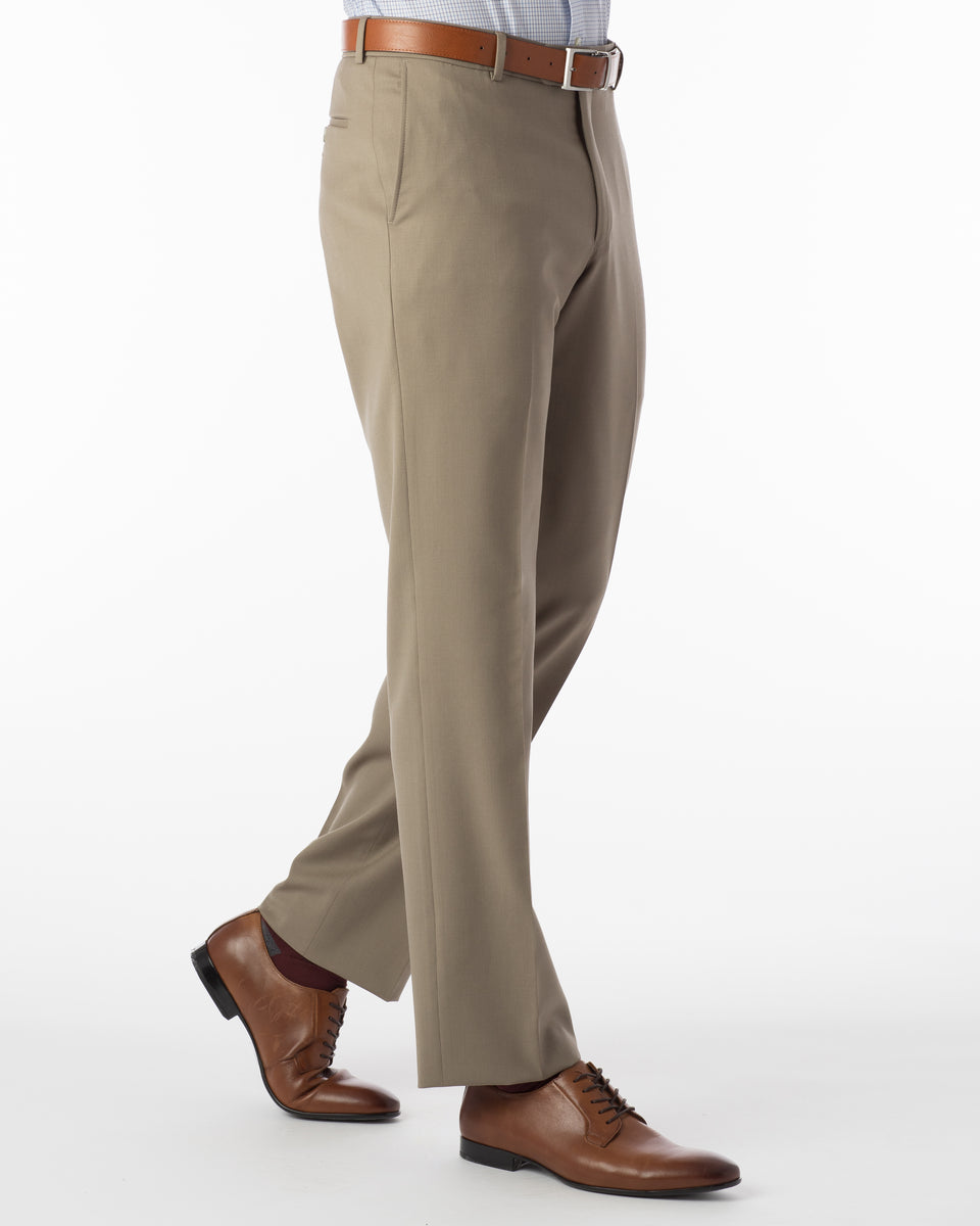 Gabardine Dress Trouser - British Tan – Ascot Shop