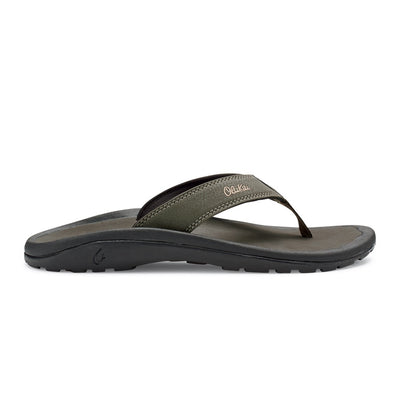 Olukai Ulele Men's Beach Sandals Dark Wood | Mossy Creek Fly Fishing