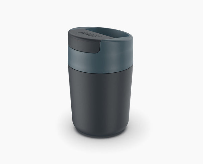 Sipp™ Travel Mug with Hygienic Lid - Coral | Joseph Joseph