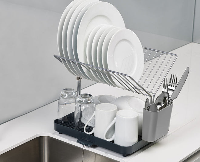 rayintelligent Stainless Steel 2 Tier Dish Rack & Reviews