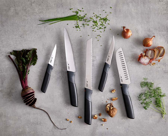 Elevate™ 5-piece Knife Set with Storage Tray