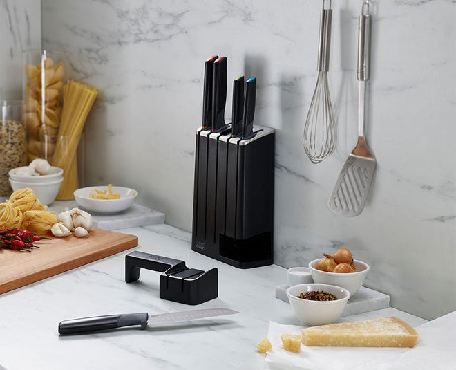 Elevate™ 5-Piece Bamboo In-Drawer Knife Block