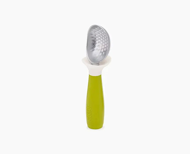 Joseph Joseph 10539 Twist Whisk 2-In-1 Collapsible Balloon and Flat Whisk  Silicone Coated Steel Wire, Gray/Green