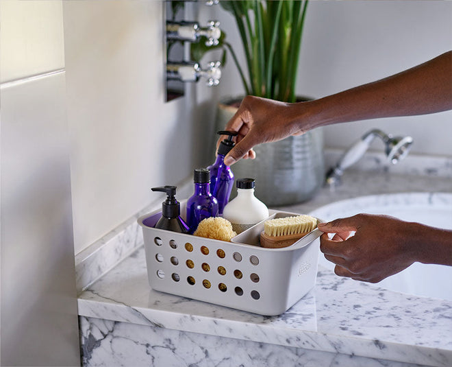 VENETIO Bathroom Caddy --Customize your caddy to accommodate all your –  Venetio