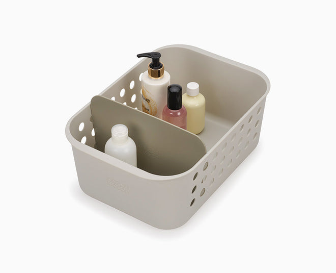 Joseph Joseph 70513 EasyStore Bathroom Storage Organizer Caddy Countertop,  Gray - Grey - Bed Bath & Beyond - 29962694