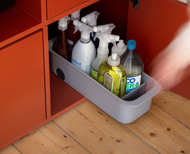 EasyStore™ Large Ecru Bathroom Storage Basket