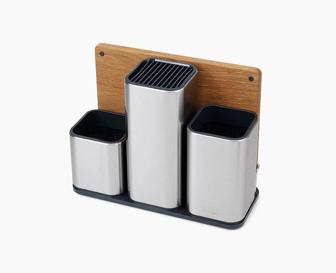 Bread Bin with Bamboo Lid - Black