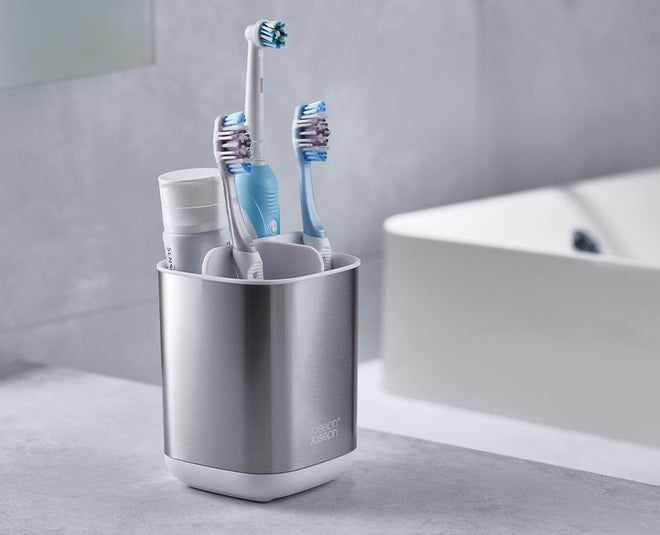 Toothbrush Holder, PKPOWER Stainless Steel Toothbrush Holder and
