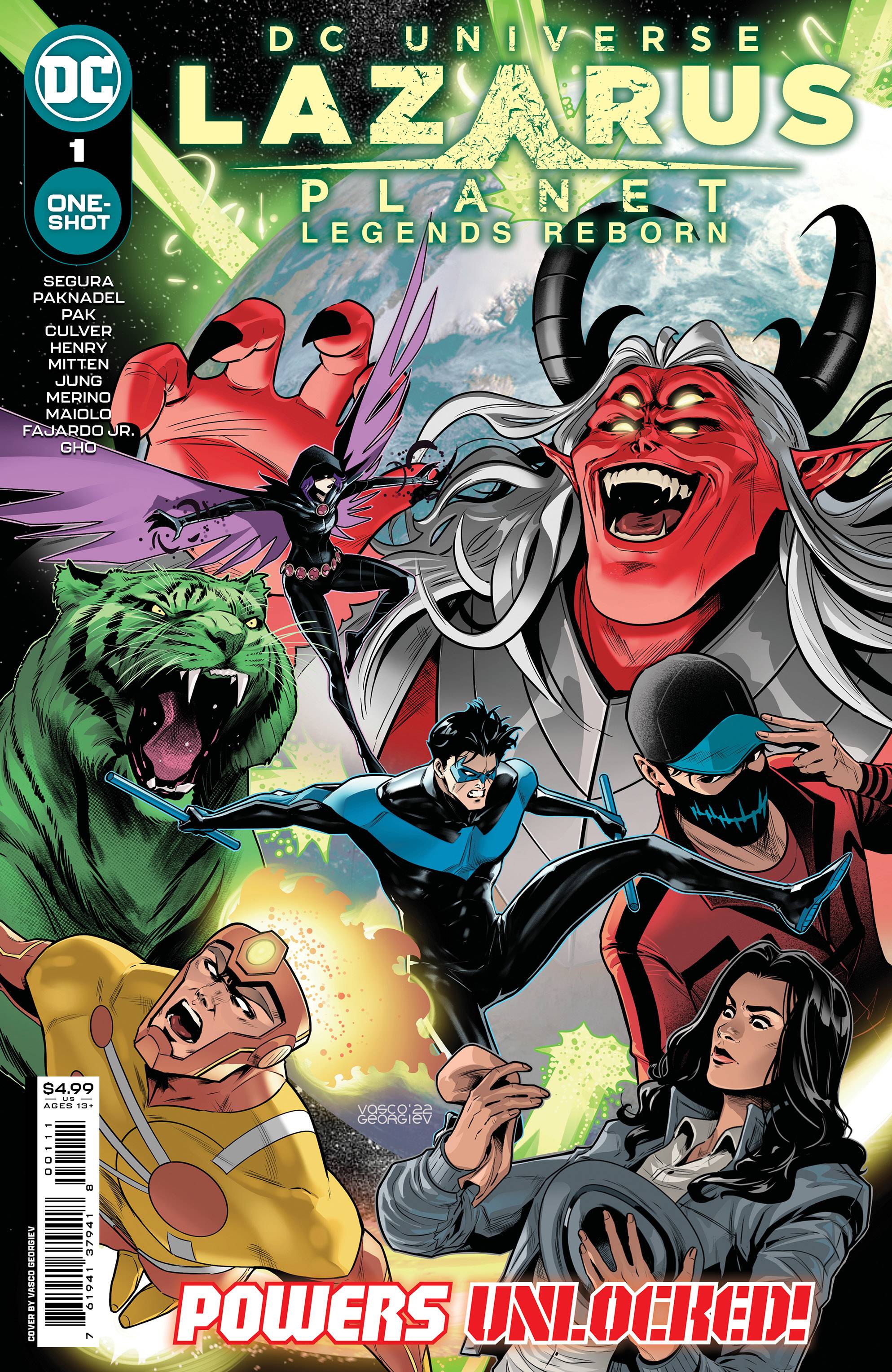 LAZARUS PLANET LEGENDS REBORN #1 (ONE SHOT) CVR A GEORGIEV  DC COMICS (NOV22) (Batman Superman)