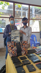 カンボジアの障害者施設で作った商品