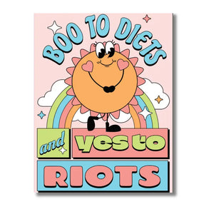 Boo To Diets & Yay To Riots | 500 Piece Jigsaw Puzzle - Puzzledly