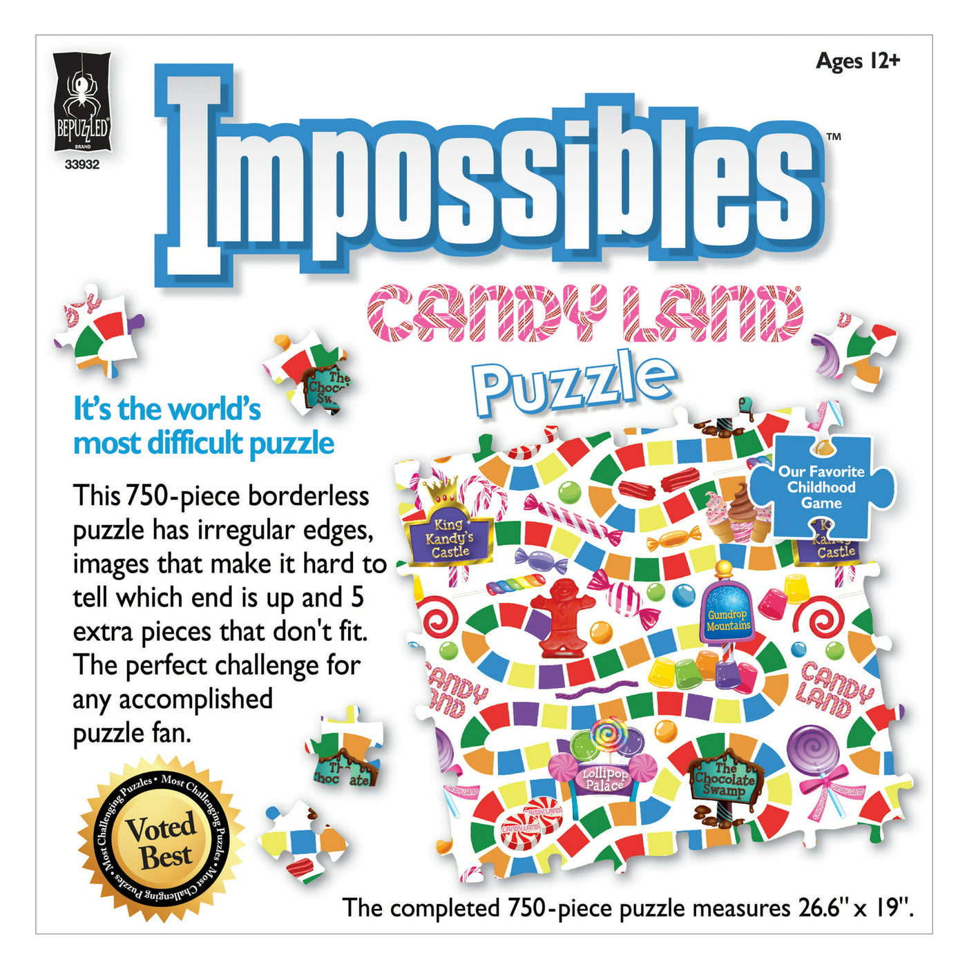 Candy Land Impossibles | 750 Piece Jigsaw Puzzle