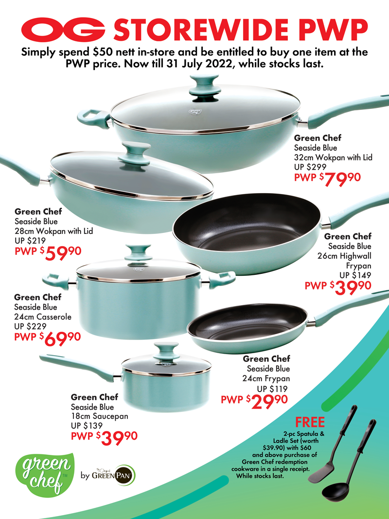 Discover healthy ceramic diamond-infused non-stick cookware from Green – OG  Singapore
