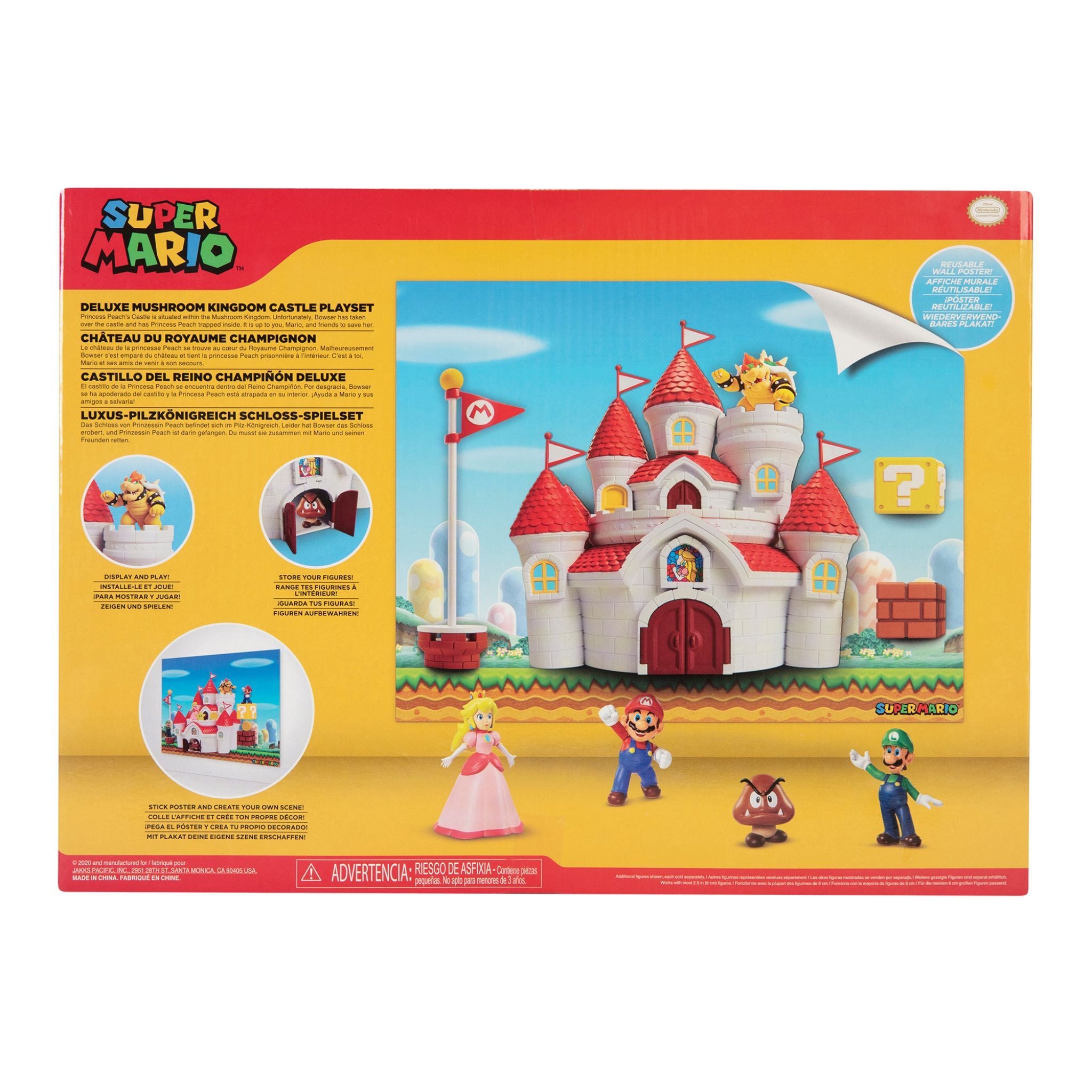 Peach's castle playset