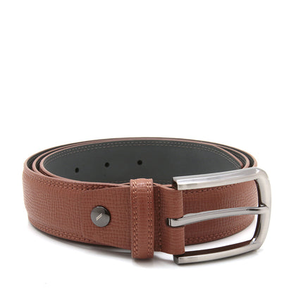 dark brown leather belt for men