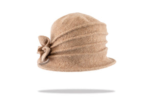 Women's Soft  Wool Cloche Hat in Fuschia HW-02F