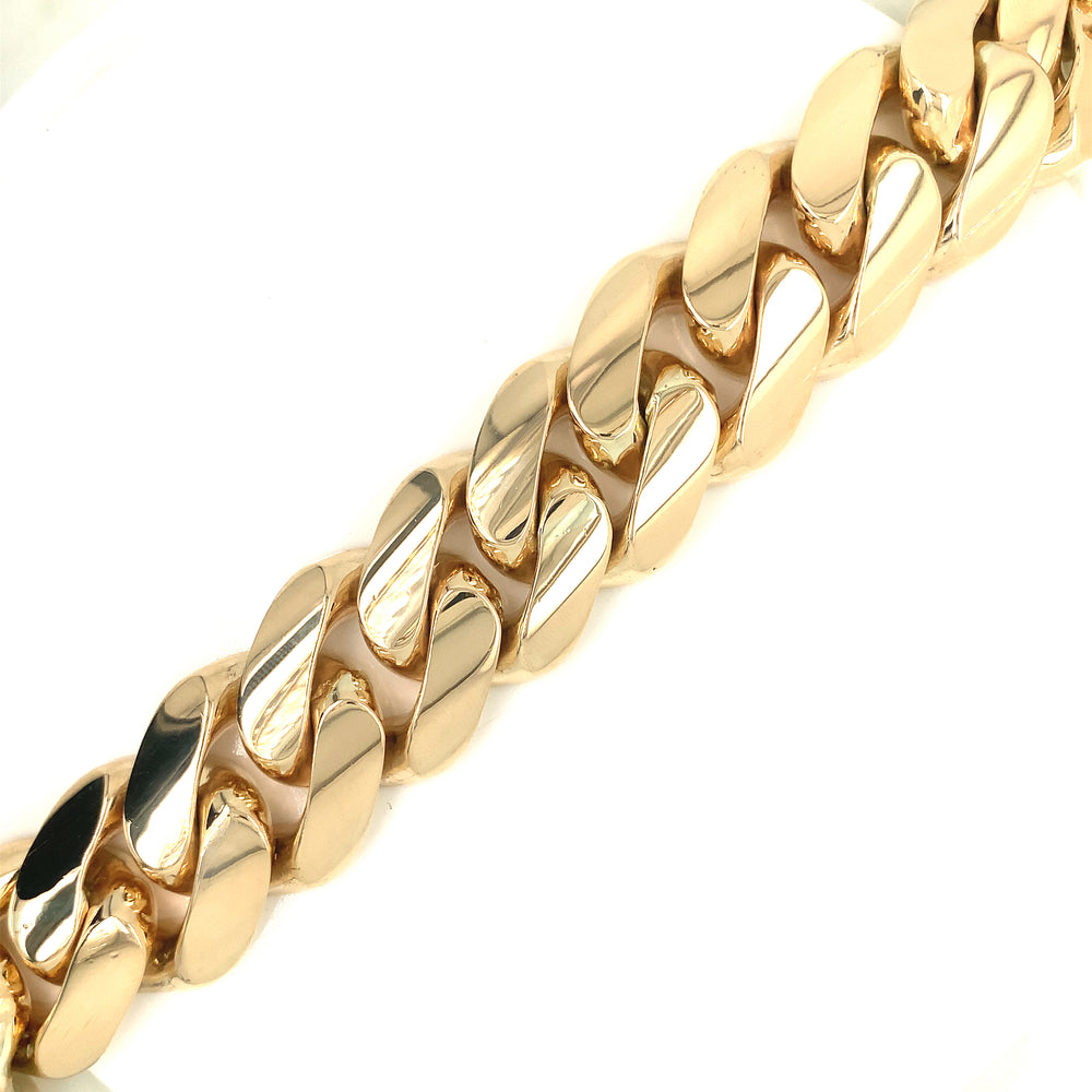 Gold Cuban Chain Bracelet – RoseGold & Black Pty Ltd